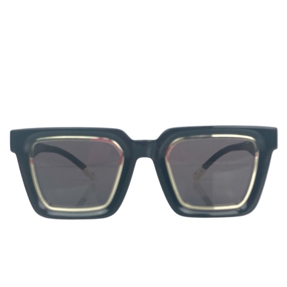VANTA GAMMA Italian Sunglasses  - Gloss Black & Gold - $265.00 main image 10